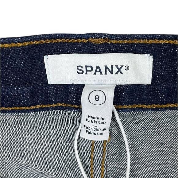 SPANX Lycra Ankle Slim Jean Hayward Wash Mid Rise Stretch Denim Size 8 NEW - Picture 7 of 11
